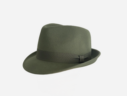 Wool Felt Hat Trilby Green