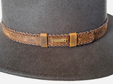 Wool Felt Hat Fedora Cowboy Brown