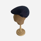 Brim&Brawn Flat Cap in Dark Blue Cotton