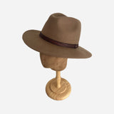 Wool Felt Hat Fedora Cowboy Camel