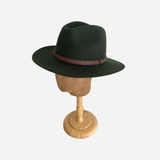 Wool Felt Hat Fedora Cowboy Olive