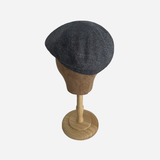 Brim&Brawn Flat Cap in Grey Wool