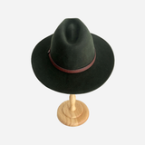 Wool Felt Hat Fedora Cowboy Olive