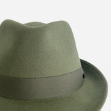 Wool Felt Hat Trilby Green