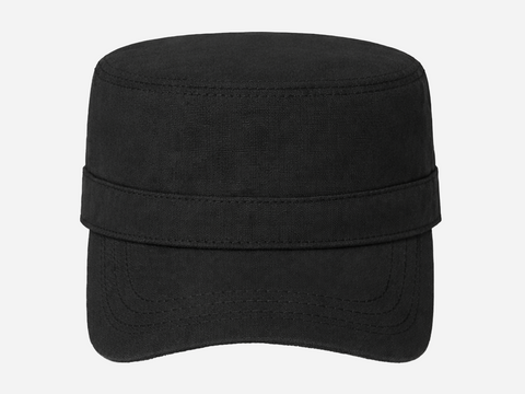 Brim&Brawn Military Army Hat Black