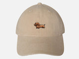 Brim&Brawn Sausage Dog Cap Beige