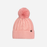 Beanie with Pompom and Soft Lining