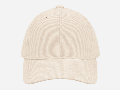 Brim&Brawn Corduroy Cap Cream