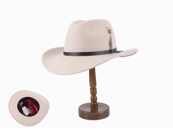 Wool Felt Hat Cowboy Sand