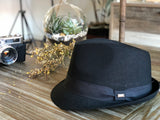 Short Brim Trilby Cotton