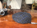 Brim&Brawn Ivy Shape Flat Cap in Grey Check IVH107