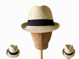 Trilby Summer Hat Ivory