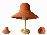 Brim&Brawn  Wide Brim Straw Hat Orange