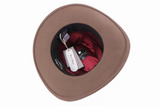 Wool Felt Hat Cowboy Brown