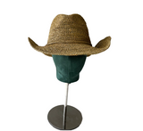 Crotched  Raffia Cowboy Hat GW3002