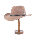 Wool Felt Hat Cowboy Brown