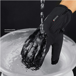 WG20105 Waterproof Glove Touch Screen Black with Sizes