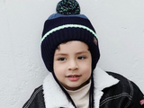 KB102 Kids Beanie with Pompom and Soft Lining Brown